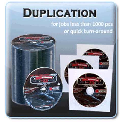CD and DVD Duplication
